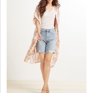 NWT Evereve Harriet Isles Tie Dye Wrap OS